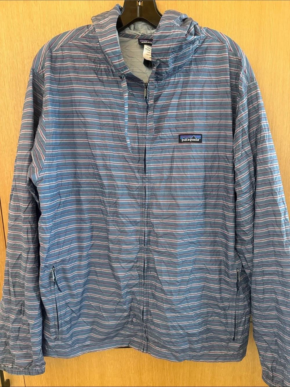 Patagonia Men’s Light Variable Full-Zip Hoodie Arroyo Seco Navy Blue Size Large